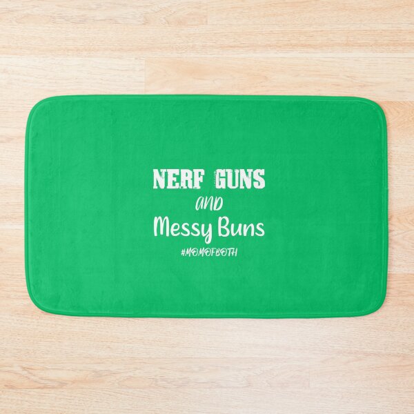 Item preview, Nerf Guns and Messy Buns Mom of Both funny Womens mom  designed and sold by Dream-bubble.
