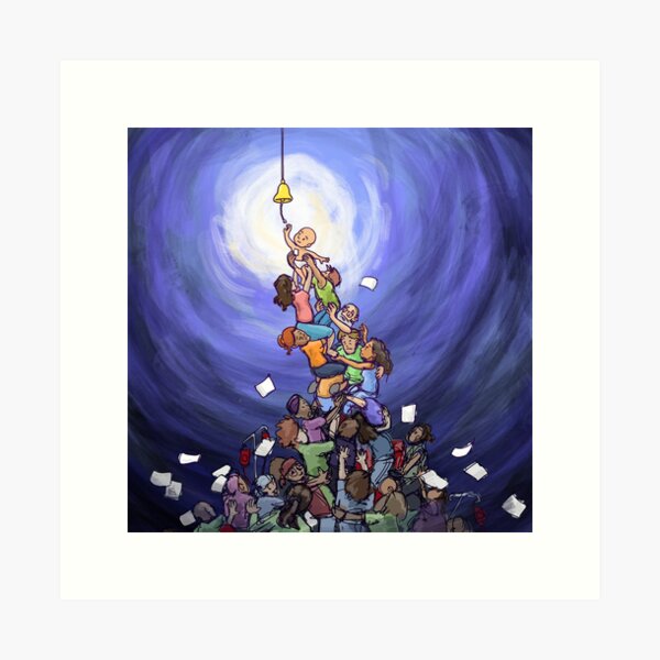 The Remission Bell Army (Square) Art Print