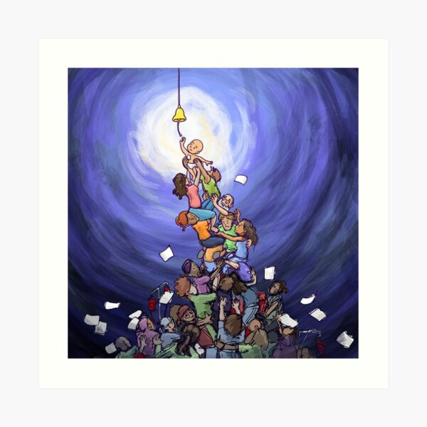 The Remission Bell Army (Square) Art Print
