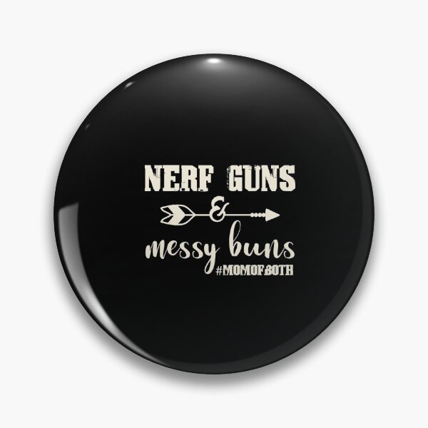 Item preview, Nerf Guns and Messy Buns Mom of Both funny Womens mom  designed and sold by Dream-bubble.