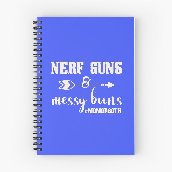 Item preview, Nerf Guns and Messy Buns Mom of Both funny Womens mom  designed and sold by Dream-bubble.