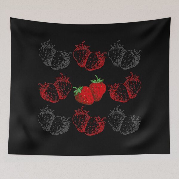 Item preview, Red Grey Strawberries designed and sold by Latorih10.