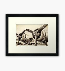 Vintage WWII Plane Framed Print
