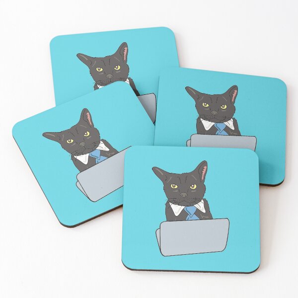 Item preview, Cat with tie using computer designed and sold by GAP90.