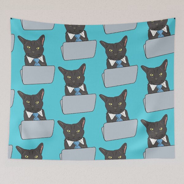 Item preview, Cat with tie using computer designed and sold by GAP90.