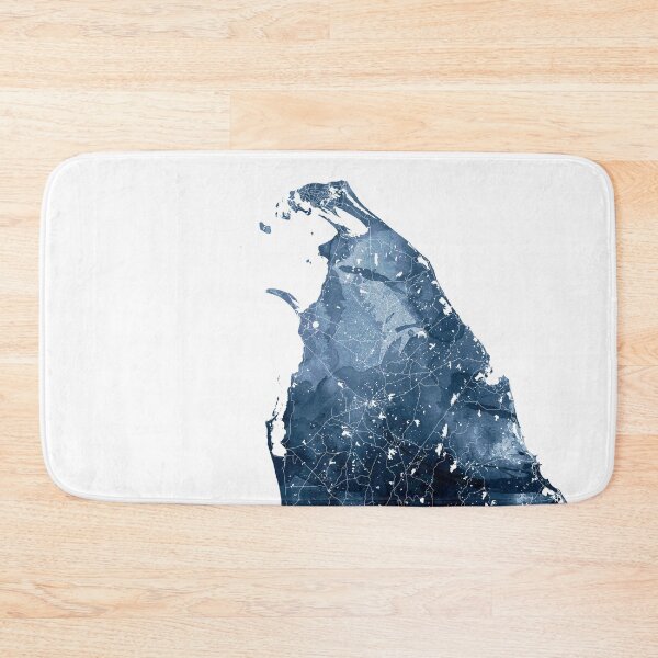 Item preview, Sri Lanka Map Watercolor Navy Blue by Zouzounio Art designed and sold by zouzounioart.