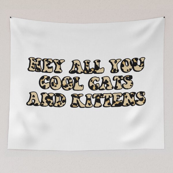 Item preview, Hey all you cool cats and kittens designed and sold by dobiegerl.