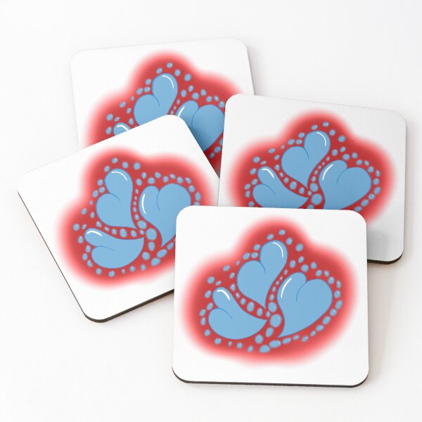 Item preview, Three Blue Hearts designed and sold by xelathegreat.