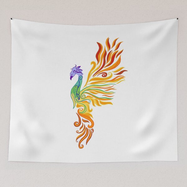 Item preview, Rainbow Phoenix designed and sold by wolkedesign.