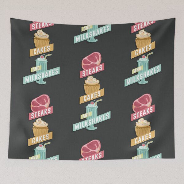 Item preview, Steaks Cakes and Milkshakes designed and sold by polliadesign.