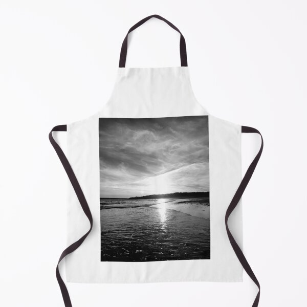Item preview, Black and White Ocean Waves at Sunset designed and sold by Mandie Ward Photography & Designs.