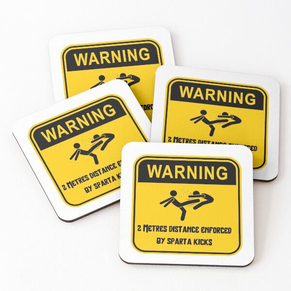 Item preview, Social distancing warning  designed and sold by OffensiveTCG.
