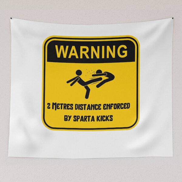 Item preview, Social distancing warning  designed and sold by OffensiveTCG.