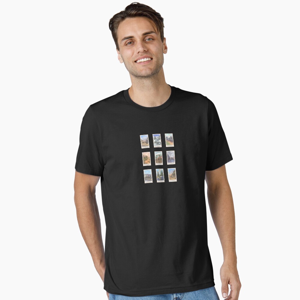 Vista previa del artículo con la obra «Camiseta esencial», diseñado y vendido por thebcarts.