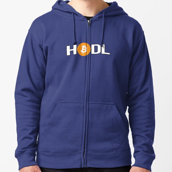 HODL Bitcoin Zipped Hoodie