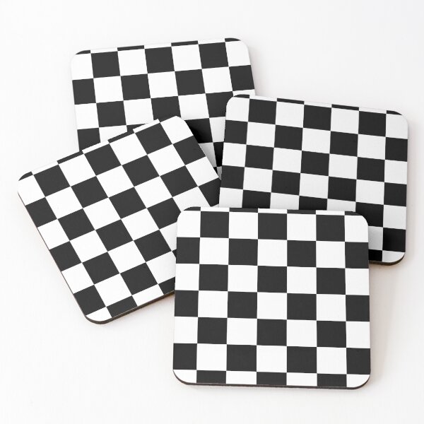 Item preview, ABARTH CHECKERED ROOF - BLACK WHITE designed and sold by abarthshop.