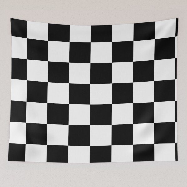 Item preview, ABARTH CHECKERED ROOF - BLACK WHITE designed and sold by abarthshop.