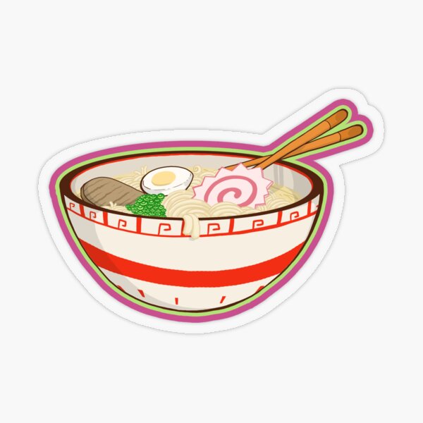 Ramen bowl Transparent Sticker