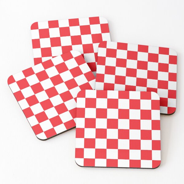 Item preview, ABARTH CHECKERED ROOF - RED WHITE designed and sold by abarthshop.