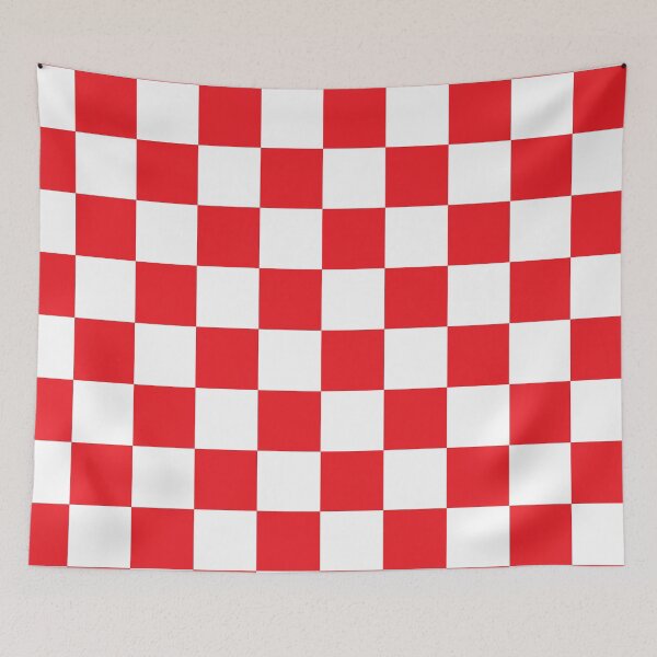 Item preview, ABARTH CHECKERED ROOF - RED WHITE designed and sold by abarthshop.