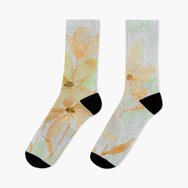 Item preview, Cream and Spring Green Floral Abstract Mix designed and sold by DaisyGirlDesign.