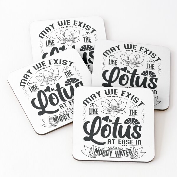 Item preview, May we exist like the lotus, at ease in muddy water. designed and sold by Beefytee.