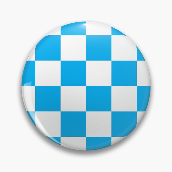 Item preview, ABARTH CHECKERED ROOF - CYAN BLUE WHITE designed and sold by abarthshop.