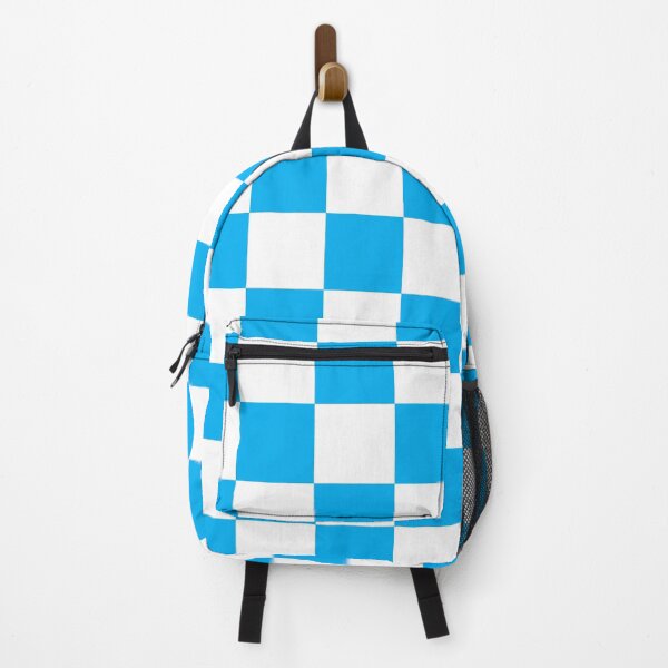 Item preview, ABARTH CHECKERED ROOF - CYAN BLUE WHITE designed and sold by abarthshop.