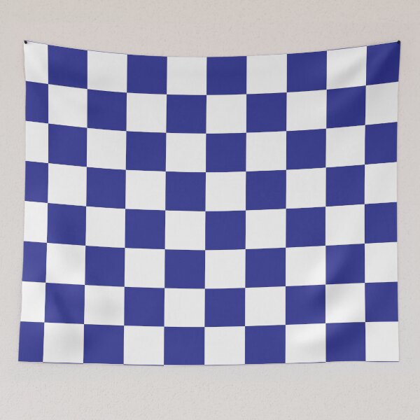 Item preview, ABARTH CHECKERED ROOF - BLUE WHITE designed and sold by abarthshop.
