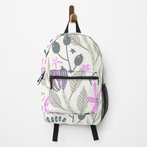 Item preview, Flowers, Branches and Leaves on Pink and Silver designed and sold by Ksaavet.
