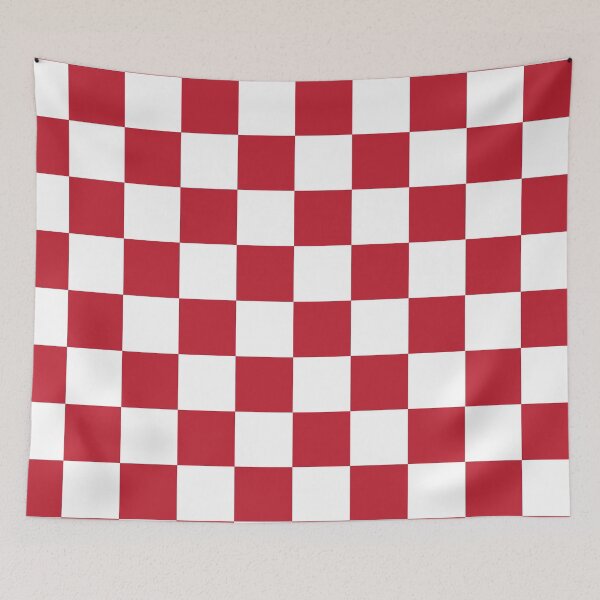 Item preview, ABARTH CHECKERED ROOF - RED II WHITE designed and sold by abarthshop.