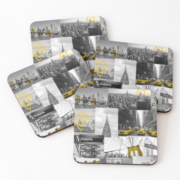 Item preview, Yellow New York designed and sold by WearWolfDesigns.