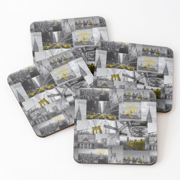 Item preview, Yellow New York designed and sold by WearWolfDesigns.