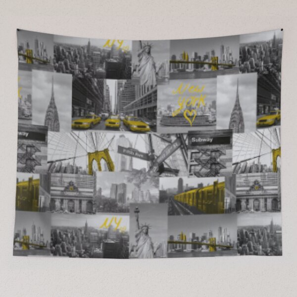 Item preview, Yellow New York designed and sold by WearWolfDesigns.