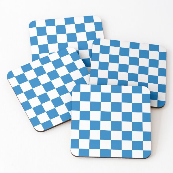 Item preview, ABARTH CHECKERED ROOF - ROYAL BLUE WHITE designed and sold by abarthshop.