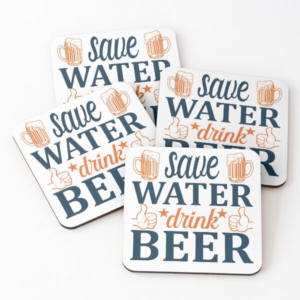 Item preview, Save water drink beer funny designed and sold by DesignHouse07.