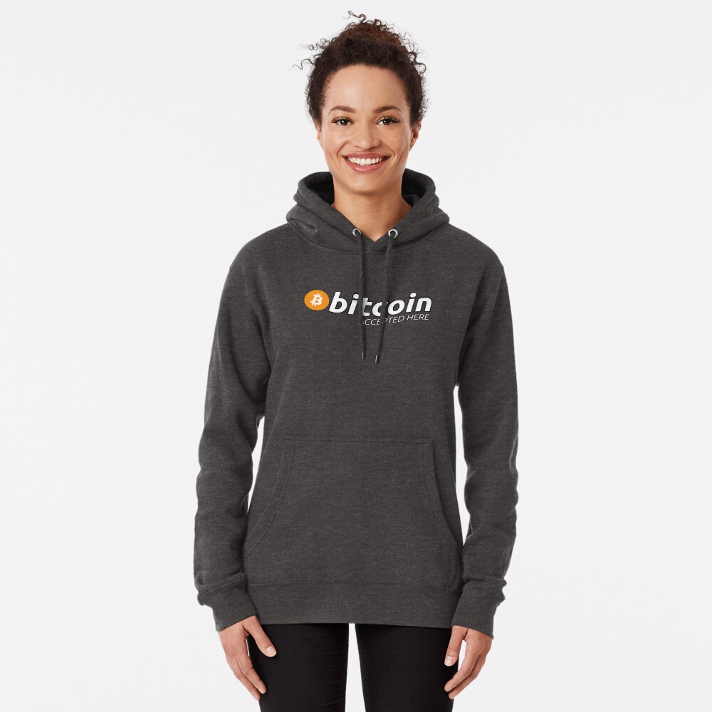 Bitcoin Accepted Here Pullover Hoodie
