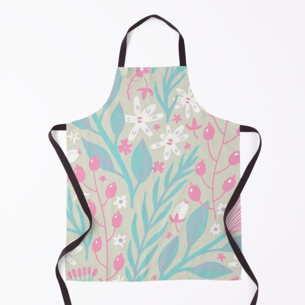 Item preview, Flowers, Branches and Leaves on Pink and Turquoise designed and sold by Ksaavet.