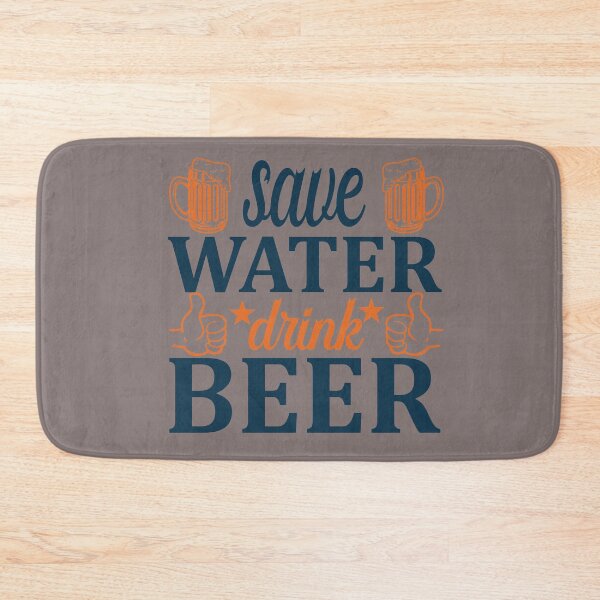 Item preview, Save water drink beer funny designed and sold by DesignHouse07.