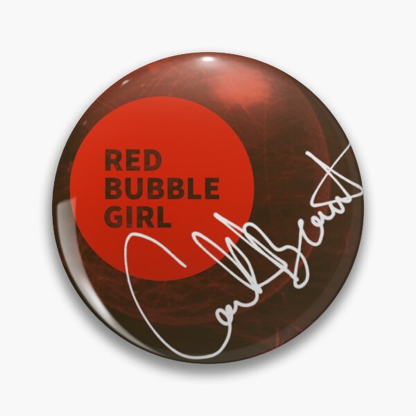 Item preview, RED BUBBLE GIRL designed and sold by Cookbeat.