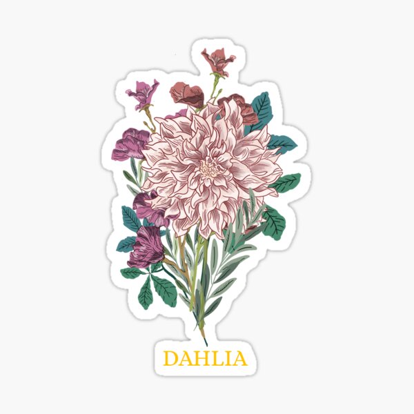 Item preview, Dahlia Flower designed and sold by TeeOriginals.