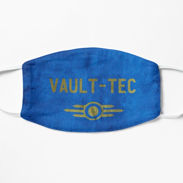 Fallout Grungy Vault-Tec Fabric Flat Mask