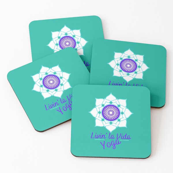 Item preview, Livin' la Vida Yoga (  Teal/ blue, funny) designed and sold by WithAngela.