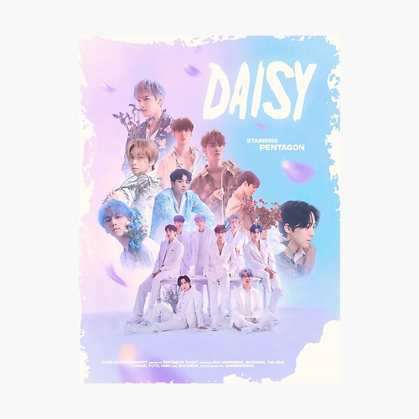 Item preview, PENTAGON 'DAISY' POSTER designed and sold by 10969designs.