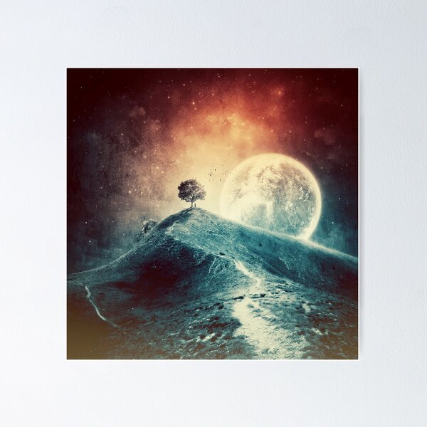 Under the colorful moonlight