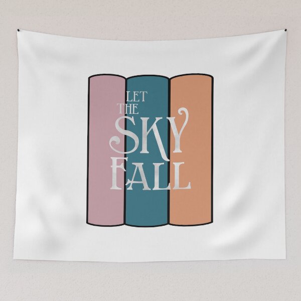 Item preview, Let The Sky Fall Bookstack designed and sold by doodlesbyCara.
