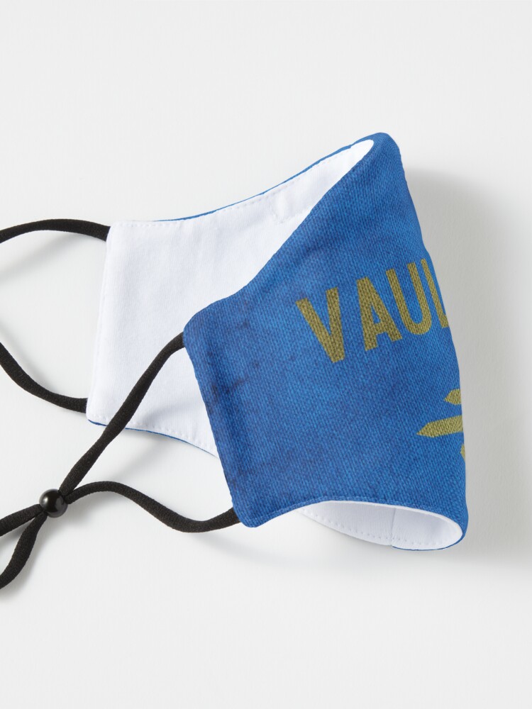 Alternate view of Fallout Grungy Vault-Tec Fabric Mask