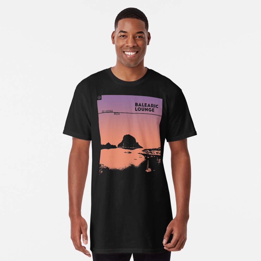 Balearic Lounge | Es Vedrà | Ibiza | Sunset Long T-Shirt
