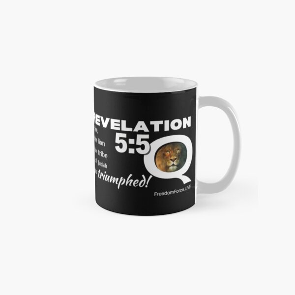 5:5 Revelation 5:5 The Lion of the Tribe of Judah has Triumphed! Classic Mug