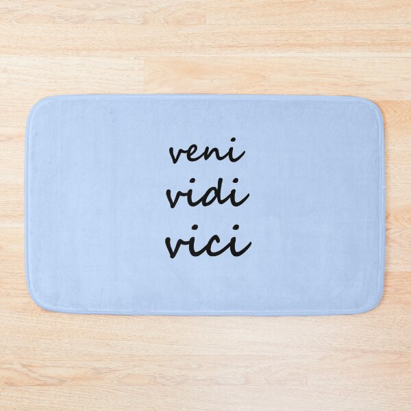 Item preview, Julius Caesar: veni, vidi, vici - I came, I saw, I conquered blue quotation designed and sold by joventinguarezi.